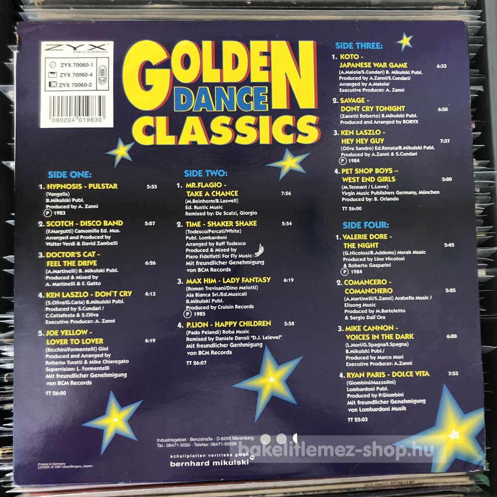 Various Golden Dance Classics DE Bakelit Lemez Shop