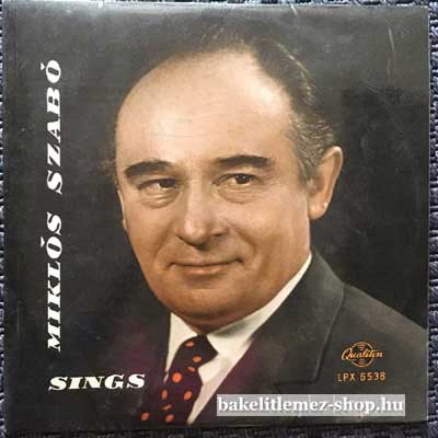 Miklós Szabó - Sings  LP (vinyl) bakelit lemez