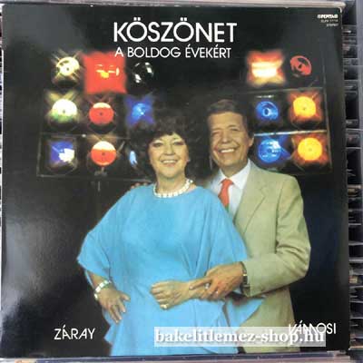 Záray - Vámosi - Köszönet A Boldog Évekért  LP (vinyl) bakelit lemez