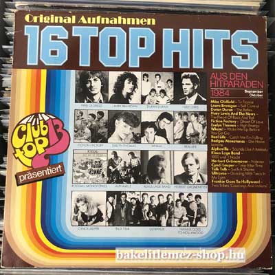 Various - 16 Top Hits - SeptemberOktober 1984  LP (vinyl) bakelit lemez