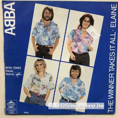 ABBA - The Winner Takes It All - Elaine  SP (vinyl) bakelit lemez