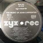 The Splash Band  The Music Of John Carpenter  LP