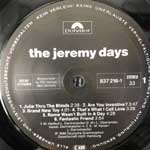 The Jeremy Days  The Jeremy Days  LP