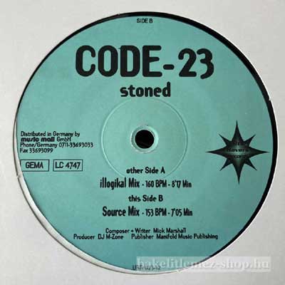 Code-23 - Stoned  (12") (vinyl) bakelit lemez
