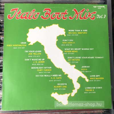 Various - Italo Boot Mix Vol. 7  (12", Maxi) (vinyl) bakelit lemez