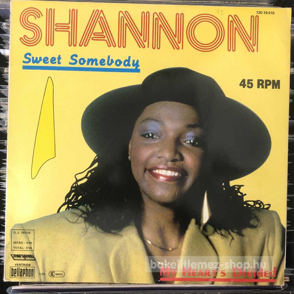 Shannon - Sweet Somebody - My Hearts Divided