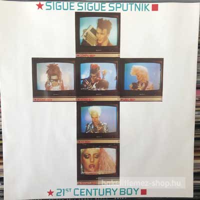 Sigue Sigue Sputnik - 21st Century Boy  (7", Single) (vinyl) bakelit lemez