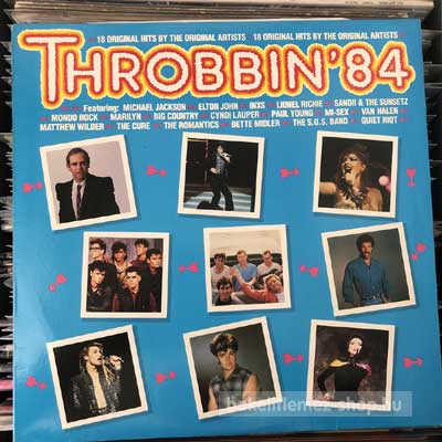 Various - Throbbin 84  (LP, Comp) (vinyl) bakelit lemez