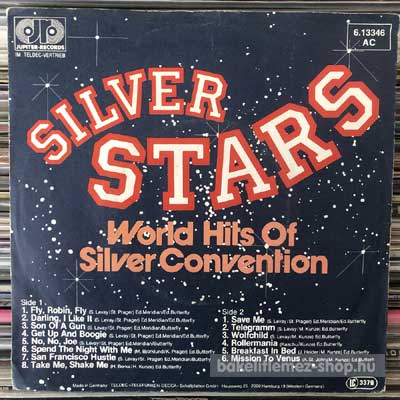 Silver Stars - World Hits Of Silver Convention  (7", Single, Mixed) (vinyl) bakelit lemez