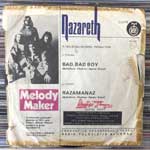 Nazareth  Bad Bad Boy  (7", Single)