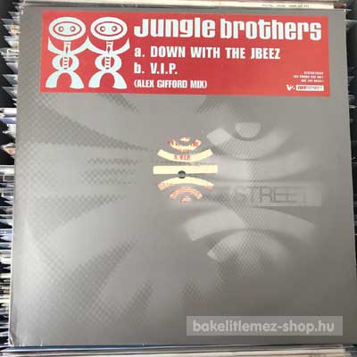 Jungle Brothers - Down With The Jbeez - V.I.P.  (12", Promo) (vinyl) bakelit lemez