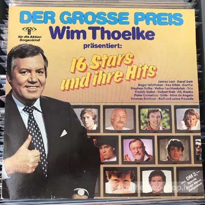 Various - Wim Thoelke Prasentiert 16 Stars Und Ihre Hits  LP (vinyl) bakelit lemez