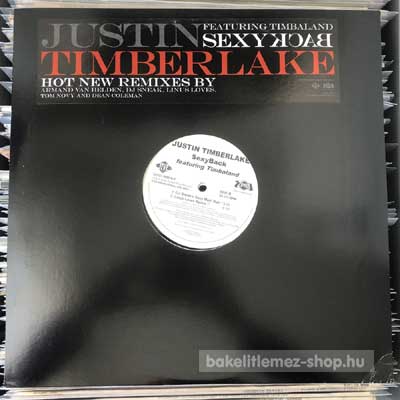 Justin Timberlake - SexyBack (Dance Mixes)  (12", Promo) (vinyl) bakelit lemez