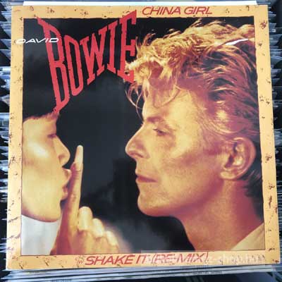 David Bowie - China Girl - Shake It (Re-Mix)  (12", Single) (vinyl) bakelit lemez