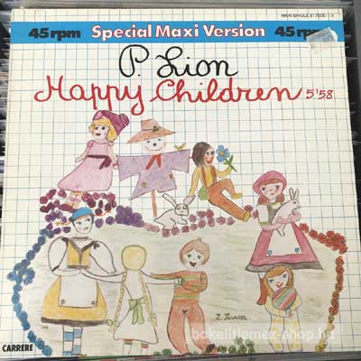P. Lion - Happy Children  (12", Maxi) (vinyl) bakelit lemez