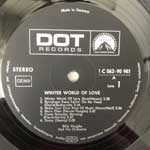 Billy Vaughn & His Orchestra  Winter World Of Love  LP