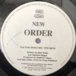 New Order  True Faith (Remix)  (12")