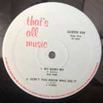 Various  That s All Music  (12",Unofficial)