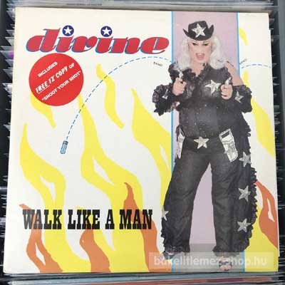Divine - Walk Like A Man  (12", Single) (vinyl) bakelit lemez