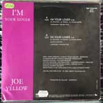 Joe Yellow  Im Your Lover  (12")