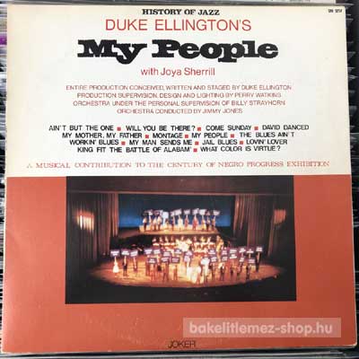 Duke Ellington - My People - Original Cast Album  (LP, Album, Re) (vinyl) bakelit lemez