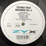 Various  Techno Trax Megamix Vol. 6  (12", Mixed)