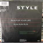 Style  Run For Your Life  (7", Single)