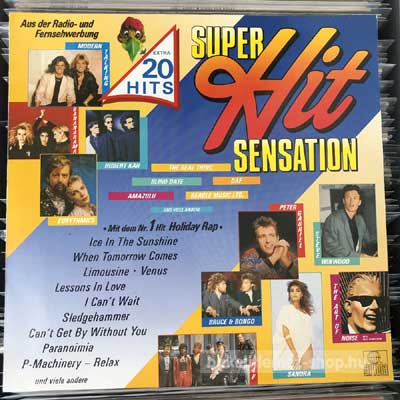 Various - Super Hit Sensation  (LP, Comp) (vinyl) bakelit lemez