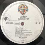 ZZ Top  Eliminator  (LP, Album)