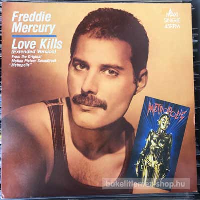 Freddie Mercury - Love Kills (Extended Version)  (12", Maxi) (vinyl) bakelit lemez