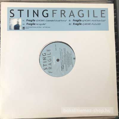 Sting - Fragile - Remixes  (12", Promo) (vinyl) bakelit lemez