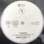 Yazoo  Nobody s Diary - State Farm  (12", Single)