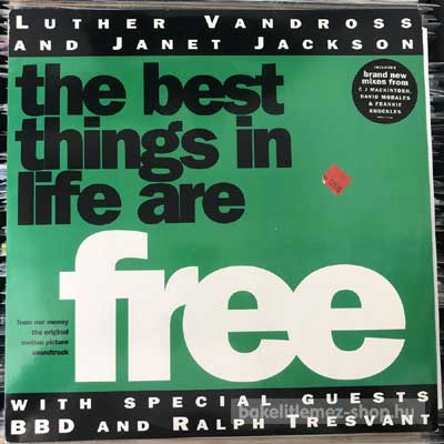 Luther Vandross & Janet Jackson - The Best Things In Life Are Free  (12") (vinyl) bakelit lemez