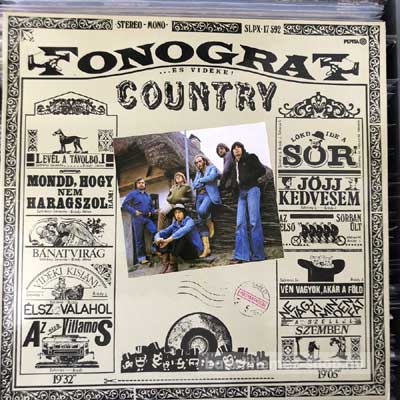 Fonográf - Country Album  (LP, Album) (vinyl) bakelit lemez