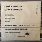 Kovács Apollónia  Cigánydalok  (7", EP)