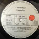 Amanda Lear  Incognito  (LP, Album)