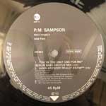 P.M. Sampson  You re The Only One For Me  (12", Single)