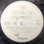 Ultravox Quartet LP Ultravox Quartet LP