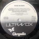 Ultravox Rage In Eden LP Ultravox Rage In Eden LP