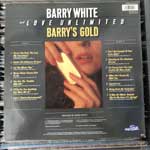 Barry White And Love Unlimited  Barrys Gold  LP