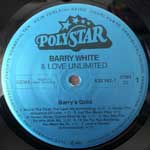 Barry White And Love Unlimited  Barrys Gold  LP