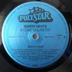 Barry White And Love Unlimited  Barrys Gold  LP
