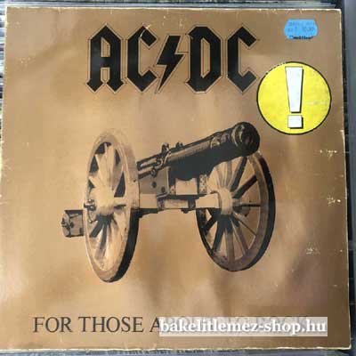 ACDC For Those About To Rock (We Salute You) LP (vinyl) bakelit lemez ACDC - For Those About To Rock (We Salute You) LP (vinyl) bakelit lemez