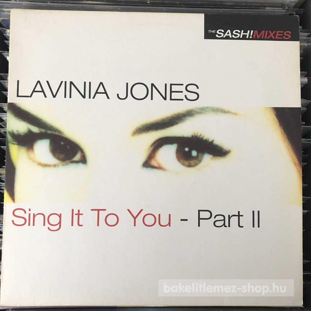 Lavinia Jones - Sing It To You - Part II (The Sash! Mixes)