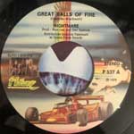 Nightmare  Great Balls Of Fire  (7", Single)