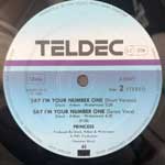 Princess Say Im Your No. 1 (12") Princess Say Im Your No. 1 (12")