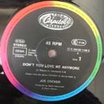 Joe Cocker Don t You Love Me Anymore (12", Maxi) Joe Cocker Don t You Love Me Anymore (12", Maxi)