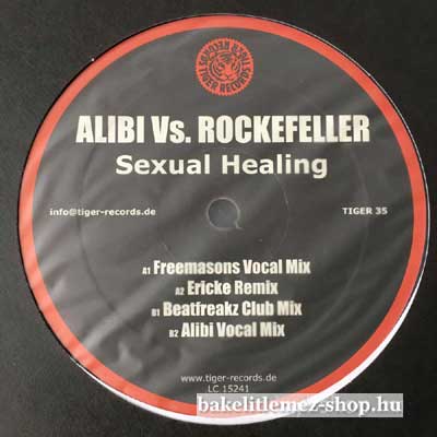 Alibi Vs. Rockefeller Sexual Healing (12") (vinyl) bakelit lemez Alibi Vs. Rockefeller - Sexual Healing (12") (vinyl) bakelit lemez