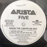 Five When The Lights Go Out (12", Promo) Five When The Lights Go Out (12", Promo)