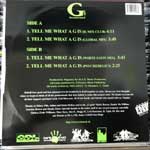 G s Incorporated Tell Me What A G Is (12") G s Incorporated Tell Me What A G Is (12")